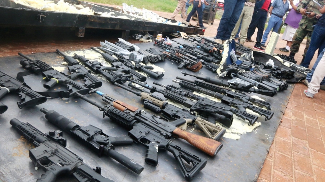 FARC weapon cache