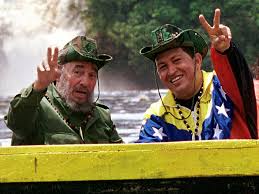 Fidel Castro and Hugo Chavez