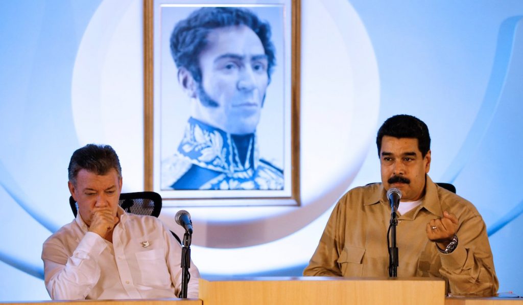 Maduro is Santos' father?