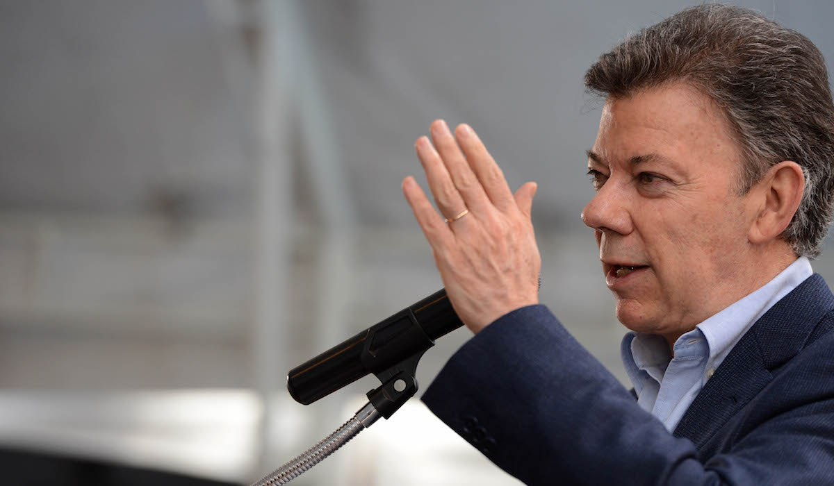 Colombian President Juan Manuel Santos