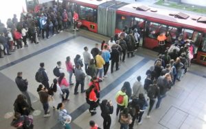 Transmilenio Fare Dodgers Bogota Colombia